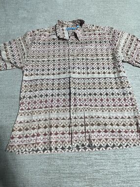 Tori Richard Shirt Men’s Large Button Up Shirt Made In Hawaii